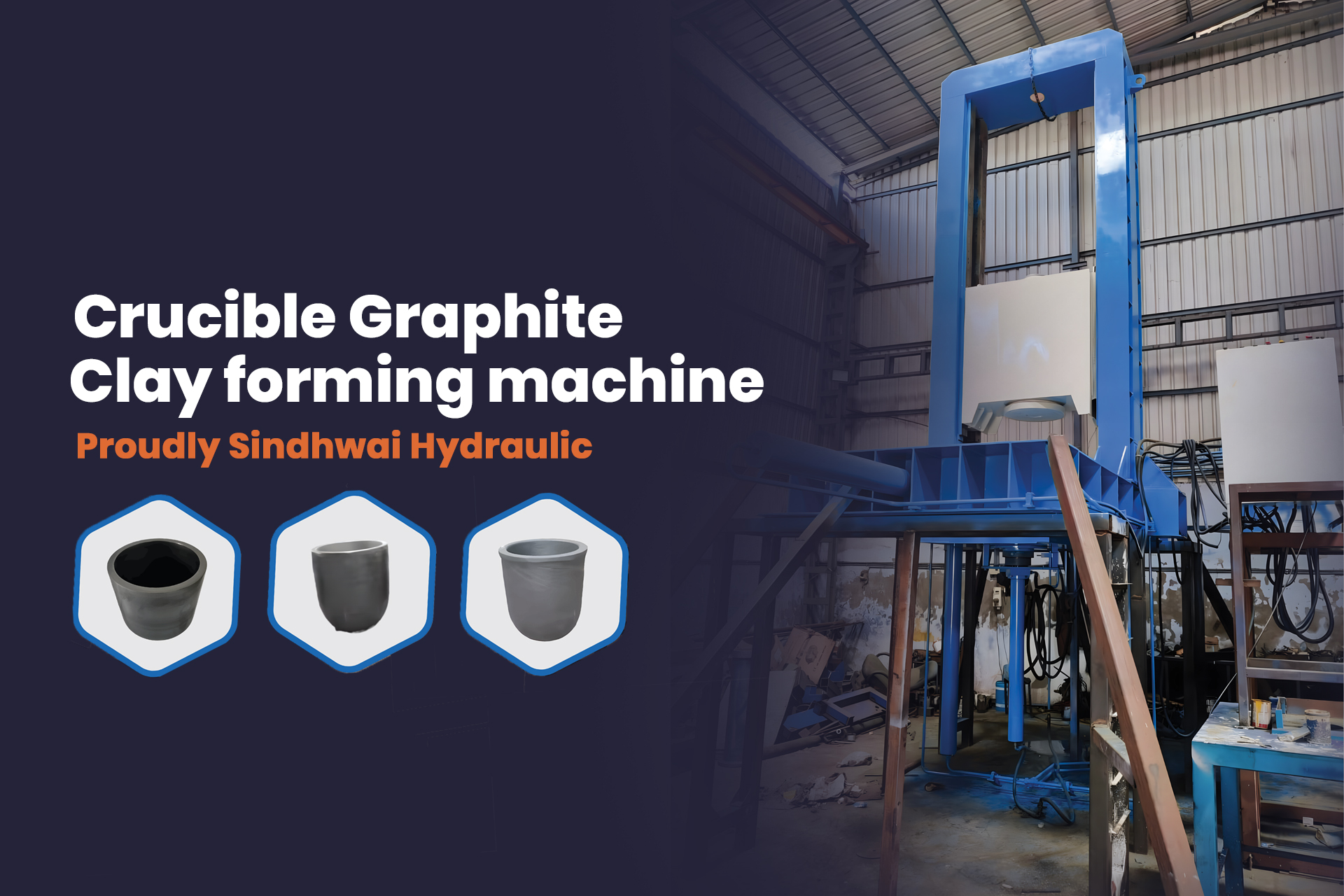 Crucible Graphite Clay Forming Machine